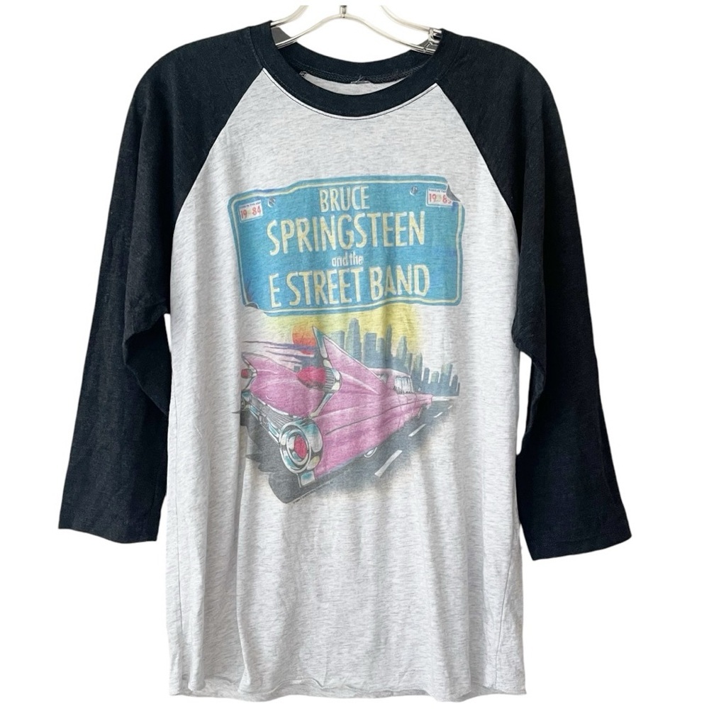 BRUCE STRINGSTEEN Vintage‎ 1984 Concert T-shirt long sleeve